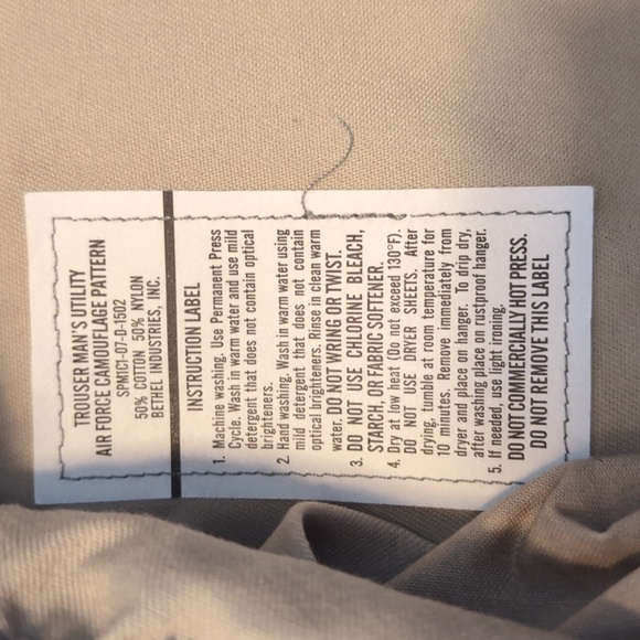 NWT U.S. Air Force Digital Camo Trouser Size  32 Short - Picture 8 of 9